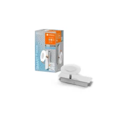 Ledvance Smart+ Wifi LED Vägglampa Badrumsbelysning Silver 8W 400lm - 830-865 Justerbar Vit | IP44