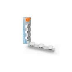 Ledvance Smart+ Wifi LED Vägglampa Badrumsbelysning Runda Silver 18W 1200lm - 830-865 Justerbar Vit | IP44