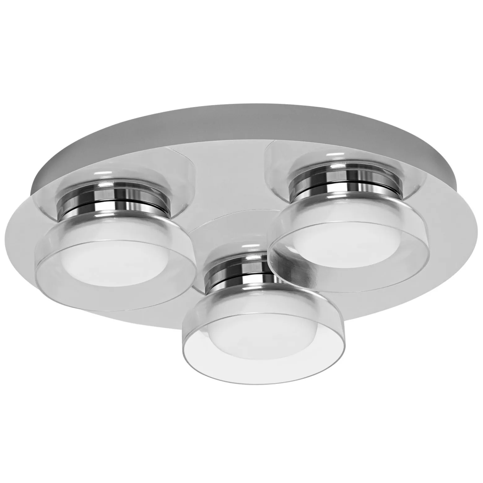 Ledvance Smart+ Wifi LED Vägglampa Badrumsbelysning Runda Silver 18W 1100lm - 830-865 Justerbar Vit | IP44