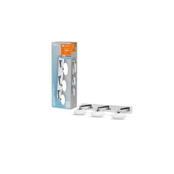 Ledvance Smart+ Wifi LED Vägglampa Badrumsbelysning Silver 18W 1200lm - 830-865 Justerbar Vit | IP44
