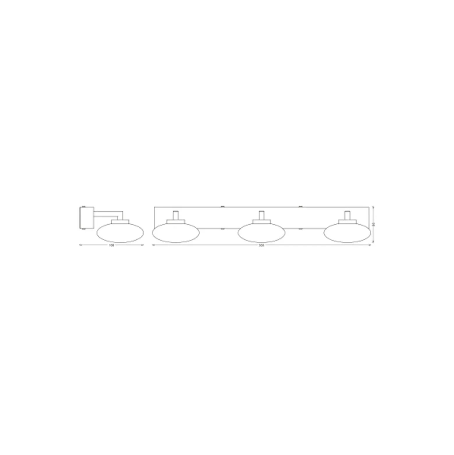 Ledvance Smart+ Wifi LED Vägglampa Badrumsbelysning Silver 18W 1200lm - 830-865 Justerbar Vit | IP44