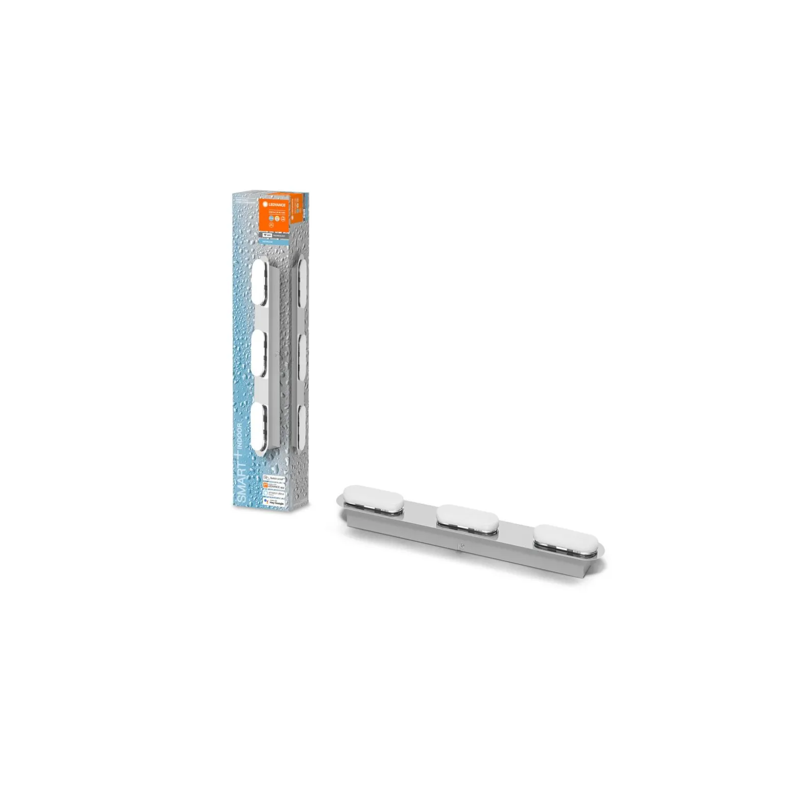 Ledvance Smart+ Wifi LED Vägglampa Badrumsbelysning Silver 20W 1600lm - 830-865 Justerbar Vit | IP44