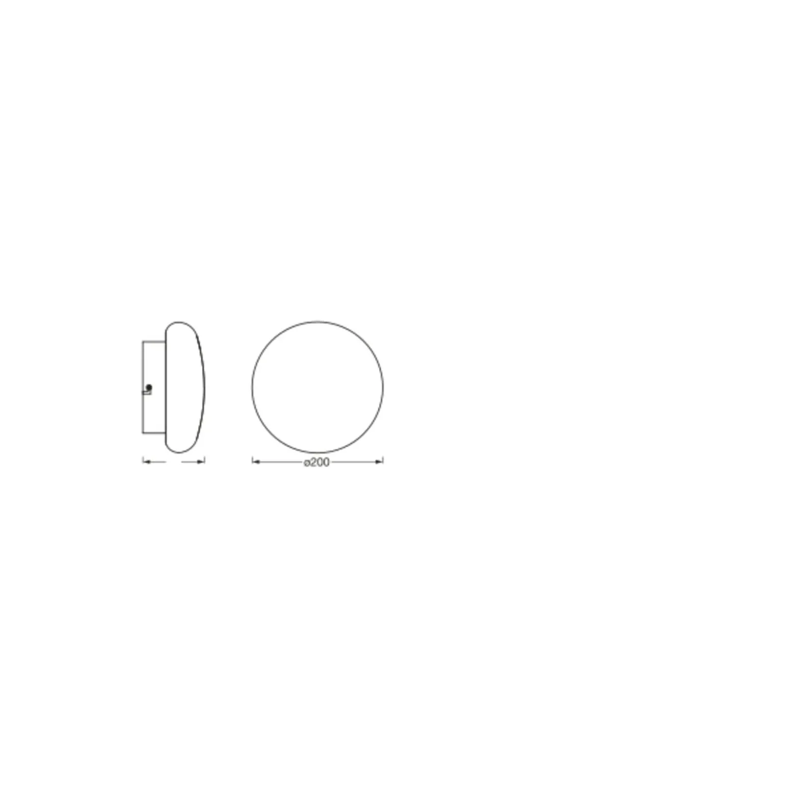 Ledvance Smart+ Wifi LED Vägglampa Badrumsbelysning Runda Vit 12W 850lm - 830-865 Justerbar Vit | IP44