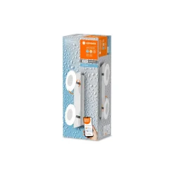 Ledvance Smart+ Wifi LED Vägglampa Utomhus Silver 15W 800lm - 830-865 Justerbar Vit | IP44