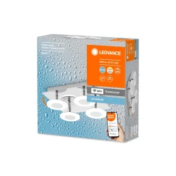Ledvance Smart+ Wifi LED Vägglampa Utomhus Silver 26W 1500lm - 830-865 Justerbar Vit | IP44