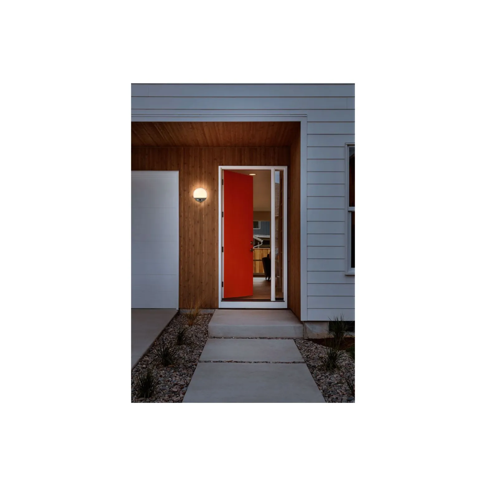 Ledvance Smart+ WiFi Trädgård Vägglampa Mörk Grå Utomhus 15W 950lm - 830 | Runda Camera - Sensor Remote