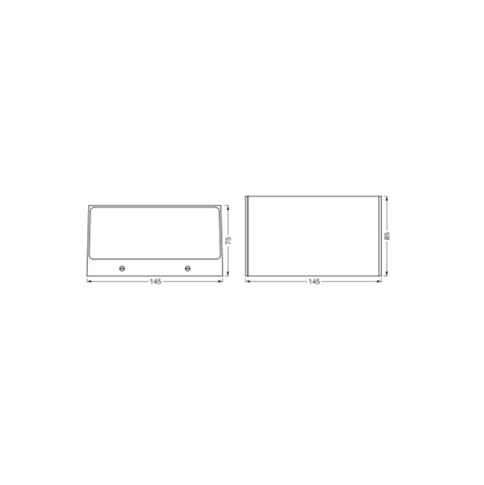 Ledvance Smart+ WiFi Vägglampa Brick Mörk Grå Utomhus 14W 600lm - 830 | RGBW