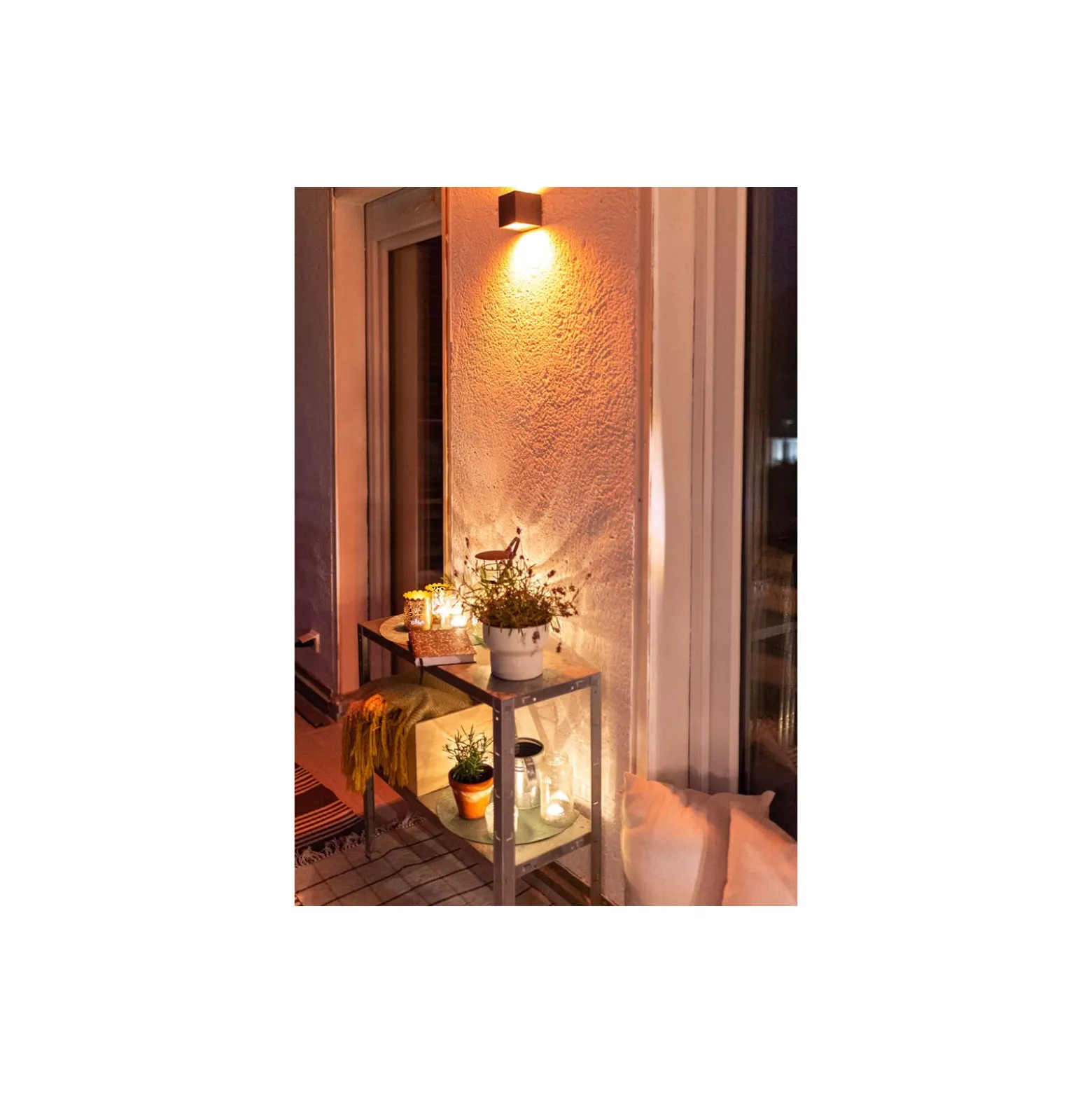 Ledvance Smart+ WiFi Vägglampa Brick Mörk Grå Utomhus 14W 550lm - 830 | RGBW