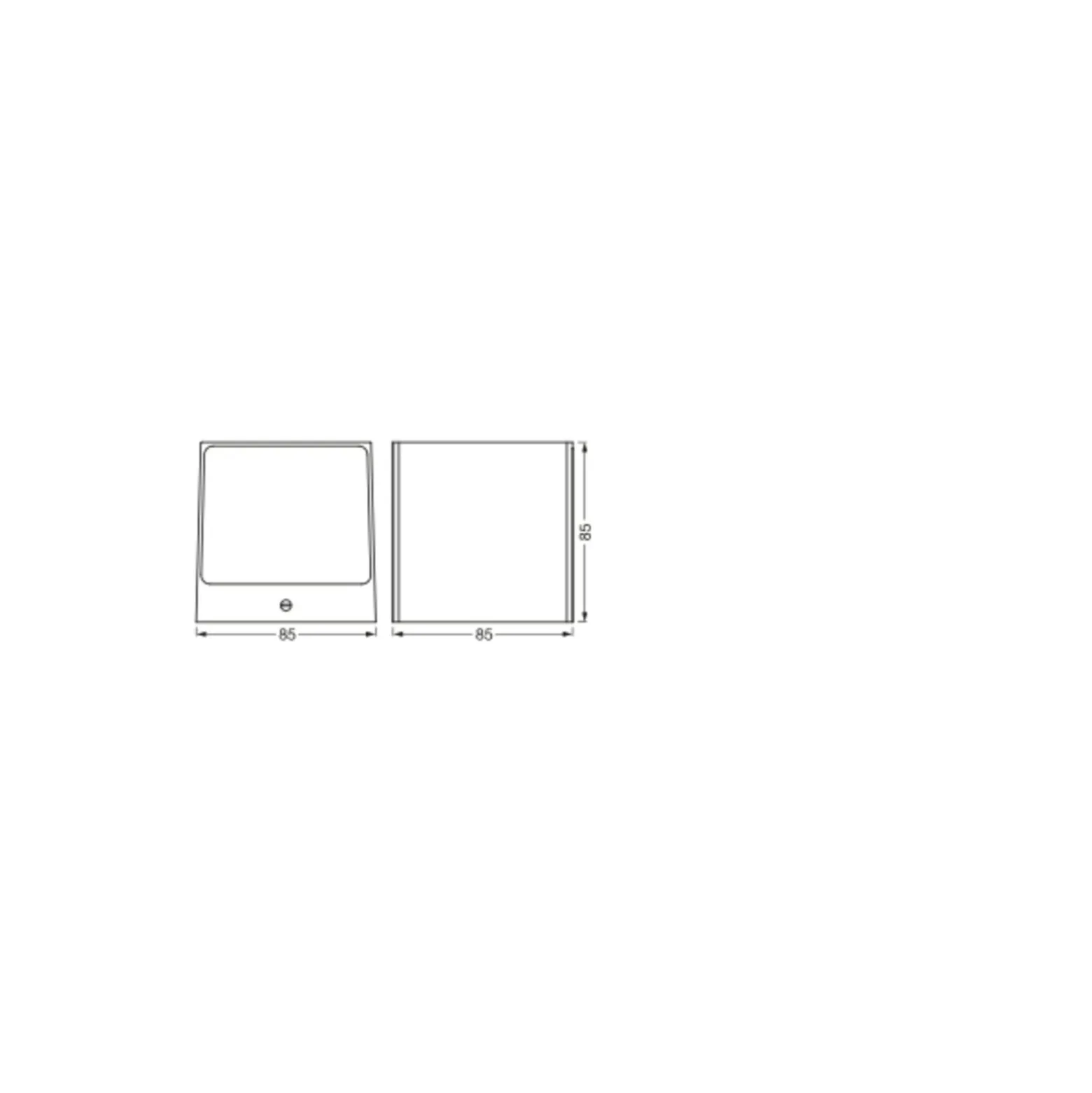 Ledvance Smart+ WiFi Vägglampa Brick Mörk Grå Utomhus 14W 550lm - 830 | RGBW
