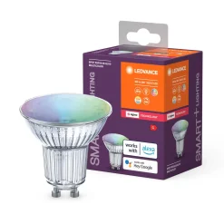 Ledvance Smart+ Zigbee GU10 Spot 4.9W 300lm 100D - 820-865 Justerbar Vit | RGBW - Dimbar - Ersättare 50W