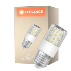 Ledvance Special T Slim E27 Rör one-handed Klar 7W 806lm - 827 Extra Varm Vit | Dimbar - Ersättare 60W