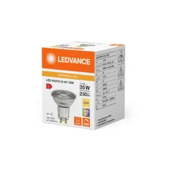 Ledvance Superior LED Spot Reflektor GU10 PAR16 3.4W 230lm 36D - 930 Varm Vit | Bästa färgåtergivning - Dimbar - Ersättare 35W