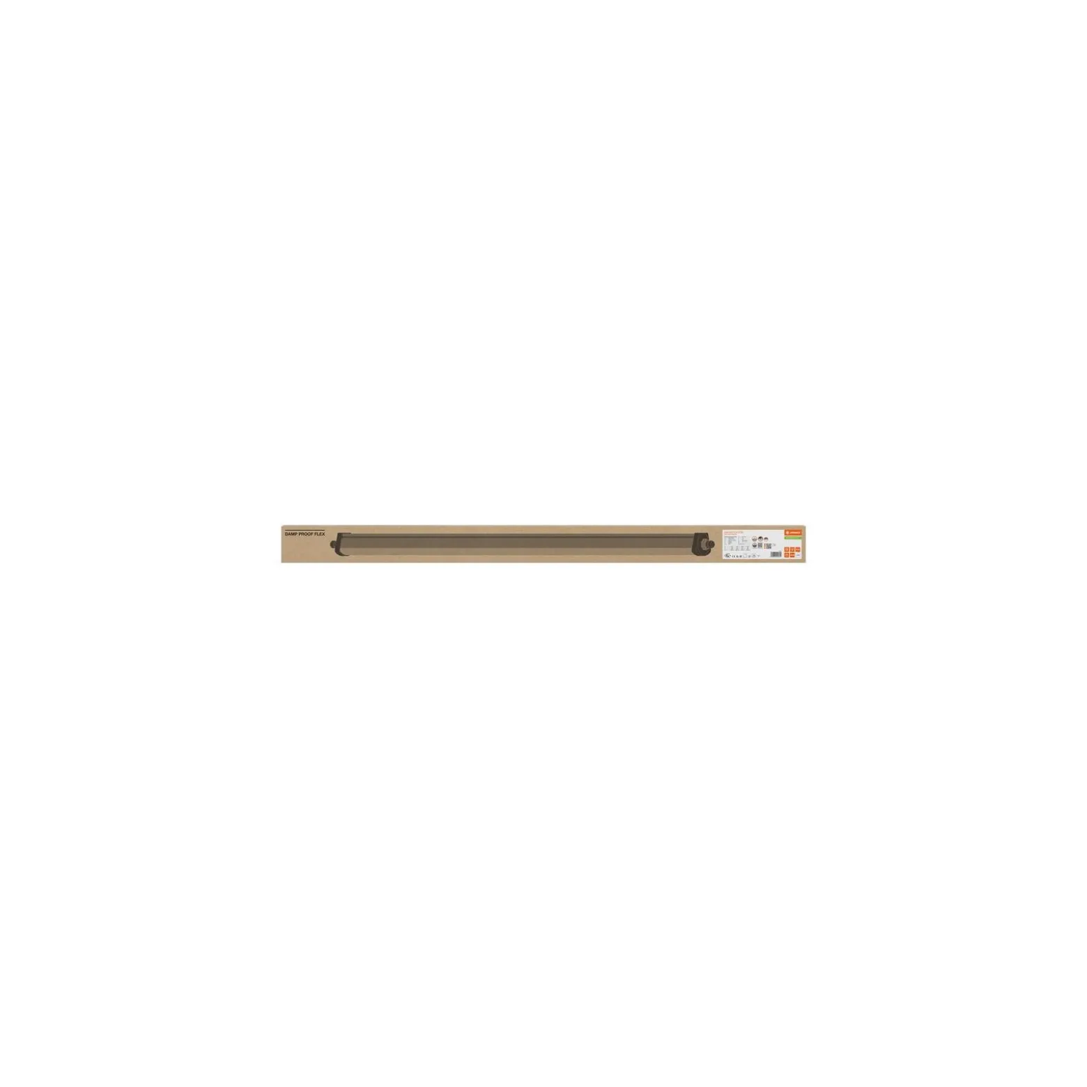 Ledvance Vattentät Allmänbruksarmatur Fukttät FLEX Kabelgenomföring 34W 5600lm - 840 Kallvit | 120cm - Ersättare 2x36W