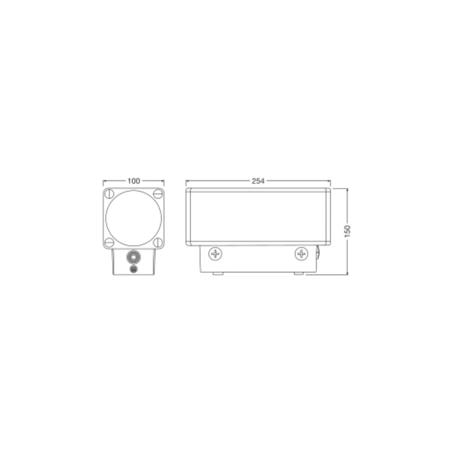 Ledvance Vägglampa Urban Vario Aluminium Svart Up & Down 29W 2600lm - 822-827 CCT | IP65