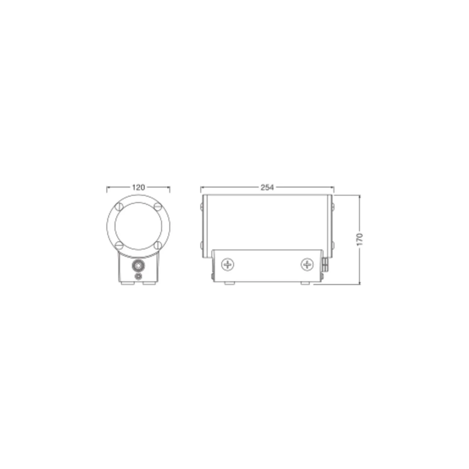 Ledvance Vägglampa Urban Vario Aluminium Grå Up & Down 27W 2700lm - 830-840 CCT | IP65 - Dali Dimbar