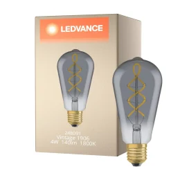 Ledvance Vintage 1906 LED E27 Edison 4W 140lm - 818 Extra Varm Vit | Ersättare 15W