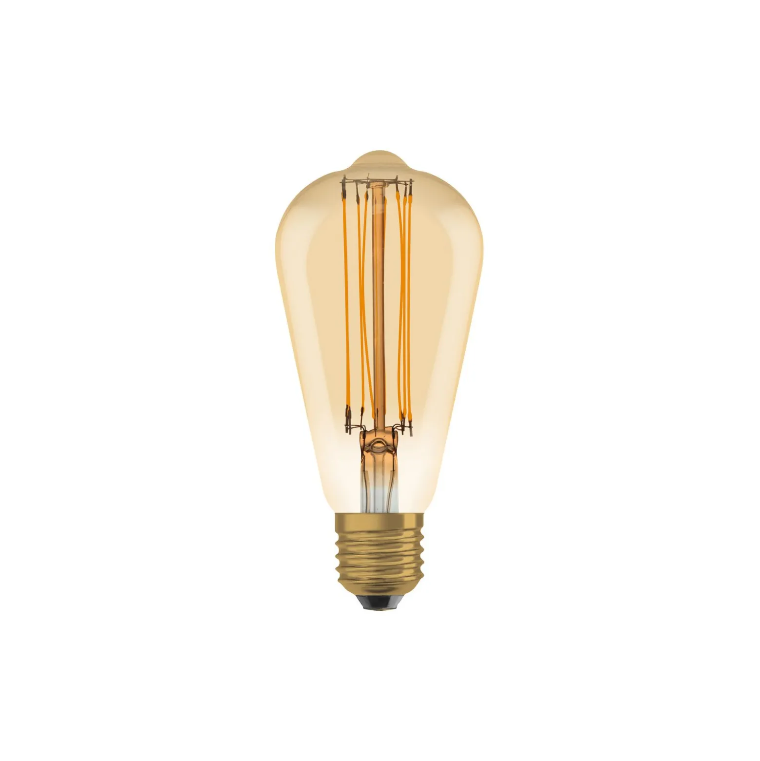Ledvance Vintage 1906 LED E27 Edison Guld 5.8W 470lm - 822 Extra Varm Vit | Dimbar - Ersättare 40W