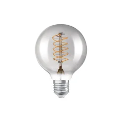 Ledvance Vintage 1906 LED E27 Globe Smoke 7.8W 360lm - 818 Extra Varm Vit | Dimbar - Ersättare 30W