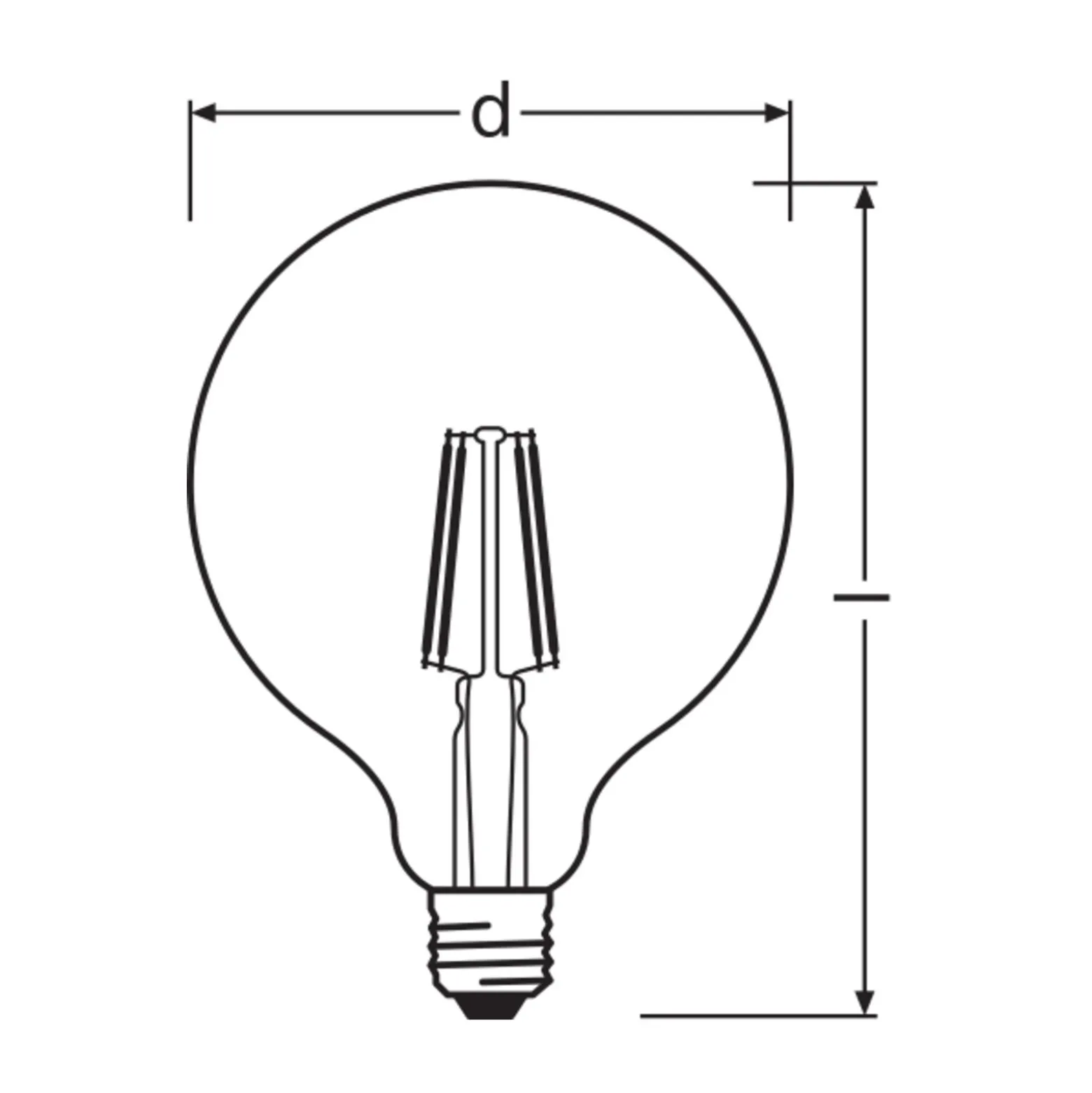Ledvance Vintage 1906 LED E27 Guld 4W 410lm - 824 Extra Varm Vit | Ersättare 40W