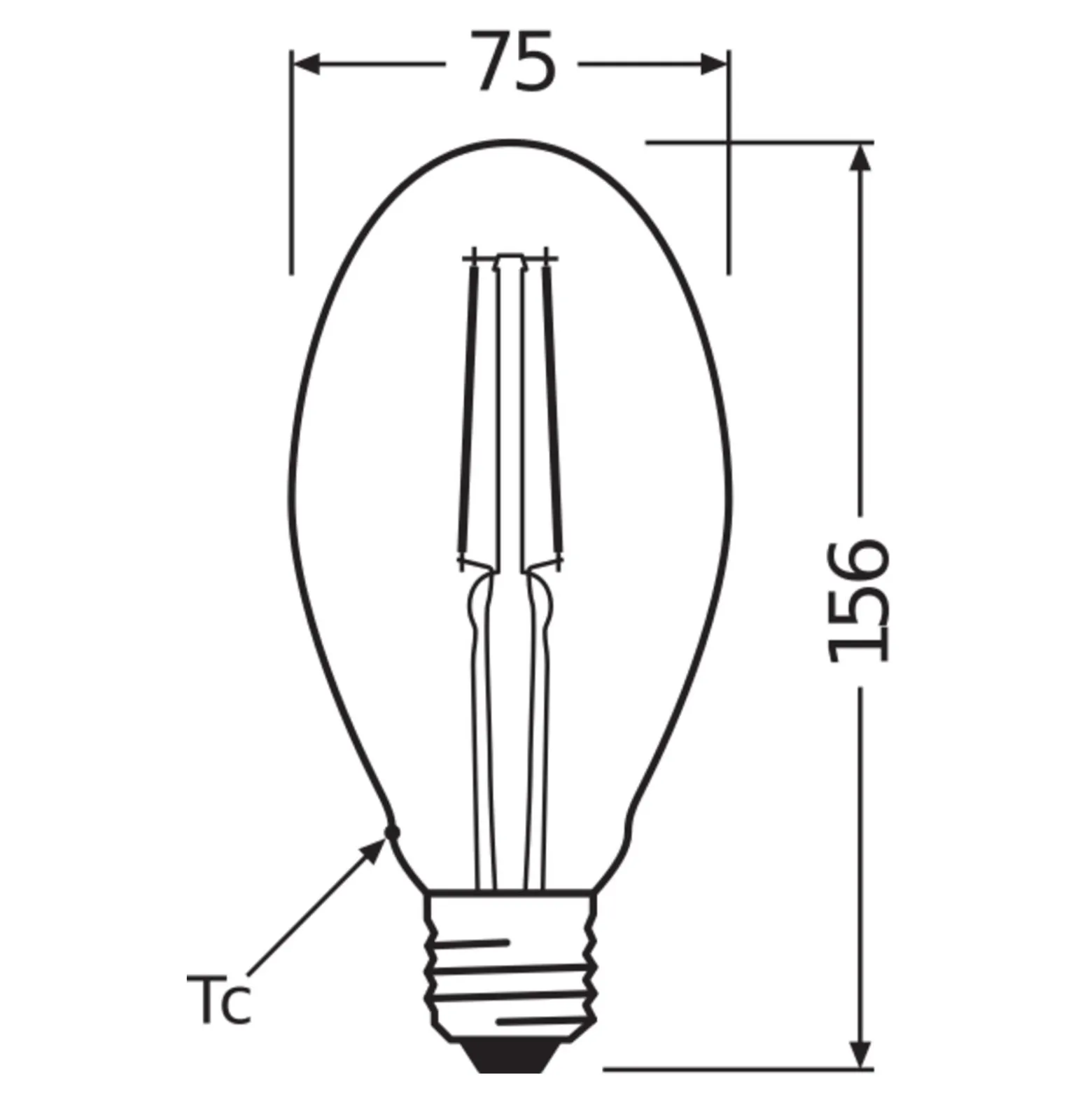 Ledvance Vintage 1906 LED E27 Guld 4W 470lm - 824 Extra Varm Vit | Ersättare 40W