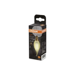 Ledvance Vintage 1906 LED E14 Kronljus Guld 2.5W 220lm - 824 Extra Varm Vit | Ersättare 22W