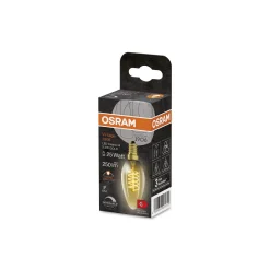 Ledvance Vintage 1906 LED E14 Kronljus Guld 3.4W 250lm - 822 Extra Varm Vit | Dimbar - Ersättare 25W