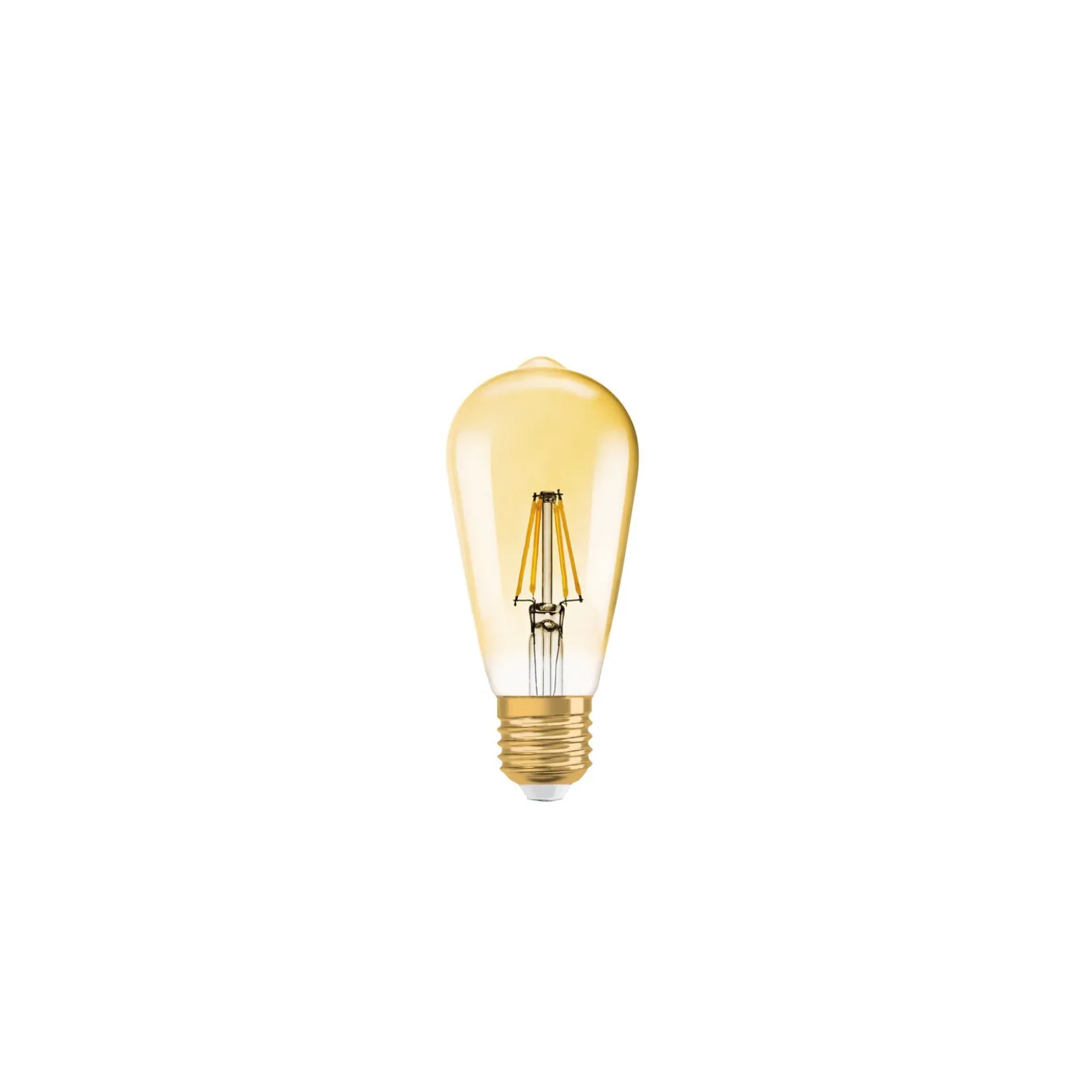 Ledvance Vintage 1906 LED E27 Päron Guld 4W 410lm - 824 Extra Varm Vit | Ersättare 35W