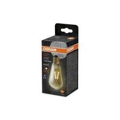 Ledvance Vintage 1906 LED E27 Päron Guld 4W 410lm - 824 Extra Varm Vit | Ersättare 35W