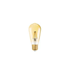 Ledvance Vintage 1906 LED E27 Päron Klar 6.5W 725lm - 824 Extra Varm Vit | Dimbar - Ersättare 55W