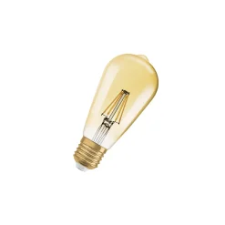 Ledvance Vintage 1906 LED E27 Päron Klar 6.5W 725lm - 824 Extra Varm Vit | Dimbar - Ersättare 55W