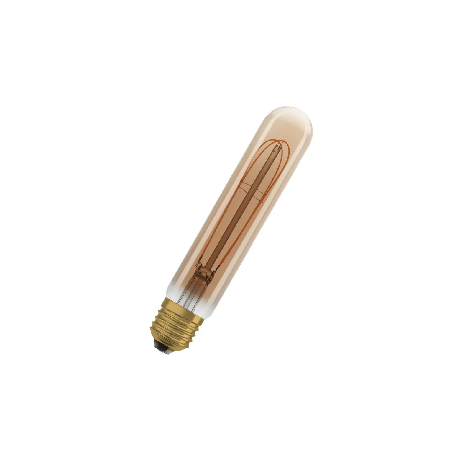 Ledvance Vintage 1906 LED E27 Rör Guld 4.8W 470lm - 822 Extra Varm Vit | Dimbar - Ersättare 40W