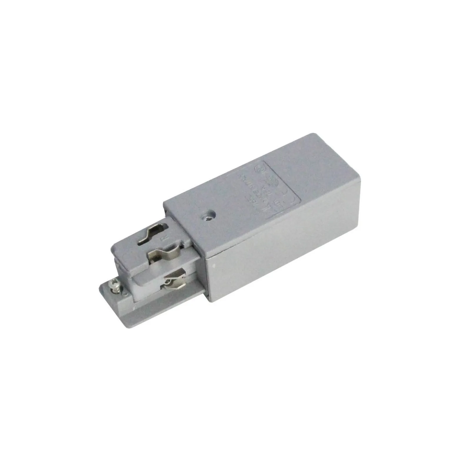 Ändstycke för 3-Fasskena Jord Vänster - Metall