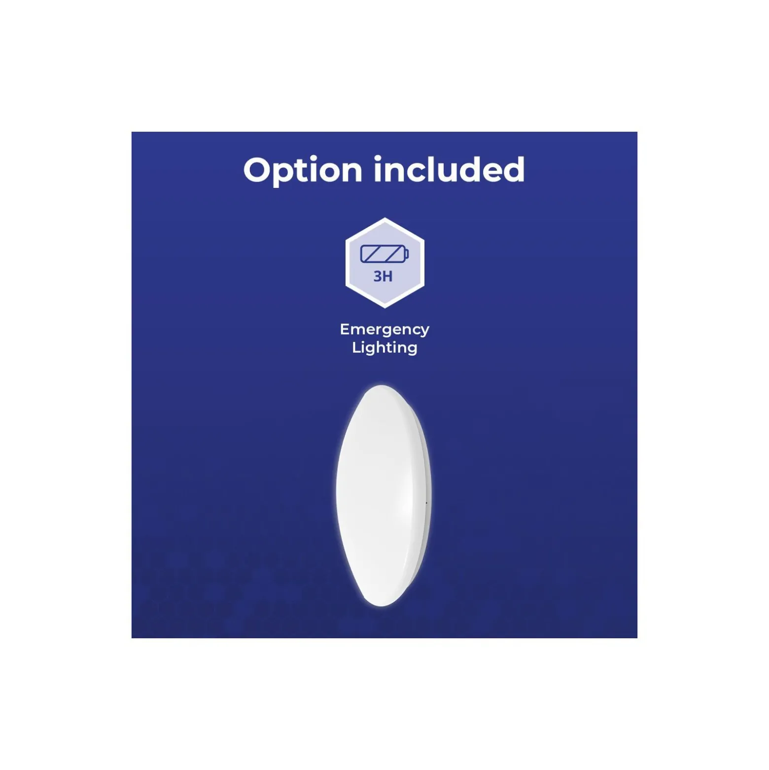 Noxion LED Plafond Corido V2 Vit 12W 1200lm 830-840-865 CCT | IP44 - Nöd 3h