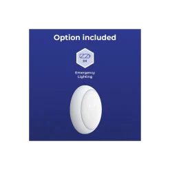 |Noxion LED Plafond Pro V2 12/16/20W 2400lm - 830-840-865 CCT | 325mm - IP65 - 3 Timmar Nödbelysning + Ring Vit