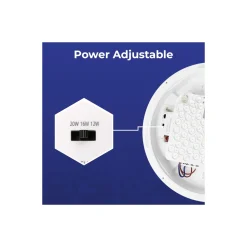 |Noxion LED Plafond Pro V2 12/16/20W 2400lm - 830-840-865 CCT | 325mm - IP65 - 3 Timmar Nödbelysning + Ring Vit