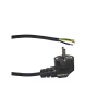 Noxion Power Strömkabel Svart - Schuko Europlug + Öppna ändar - 3m - 3 pole 0,75mm2