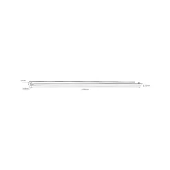 Noxion Allmänbruksarmatur Click Reflektor V2 LED T8 | Passande för 1x 150cm LED Rör