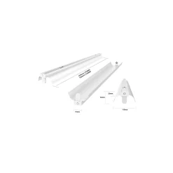Noxion Allmänbruksarmatur Click Reflektor V2 LED T8 | Passande för 1x 120cm LED Rör