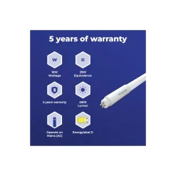 Noxion Avant LEDtube T5 Avant Extreme (Mains AC) High Output 18W 2800lm - 840 Kallvit | 85cm - Ersättare 39W