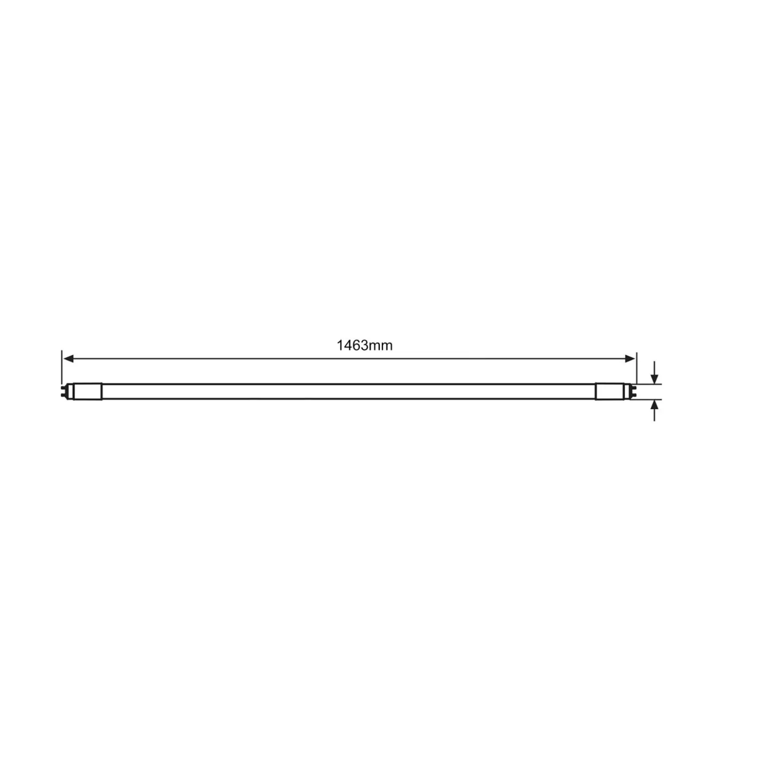 Noxion Avant LEDtube T5 Avant Extreme (Mains AC) High Output 36W 5600lm - 840 Kallvit | 145cm - Ersättare 80W