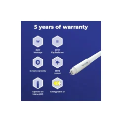 Noxion Avant LEDtube T5 Avant Extreme (Mains AC) High Output 36W 5600lm - 840 Kallvit | 145cm - Ersättare 80W