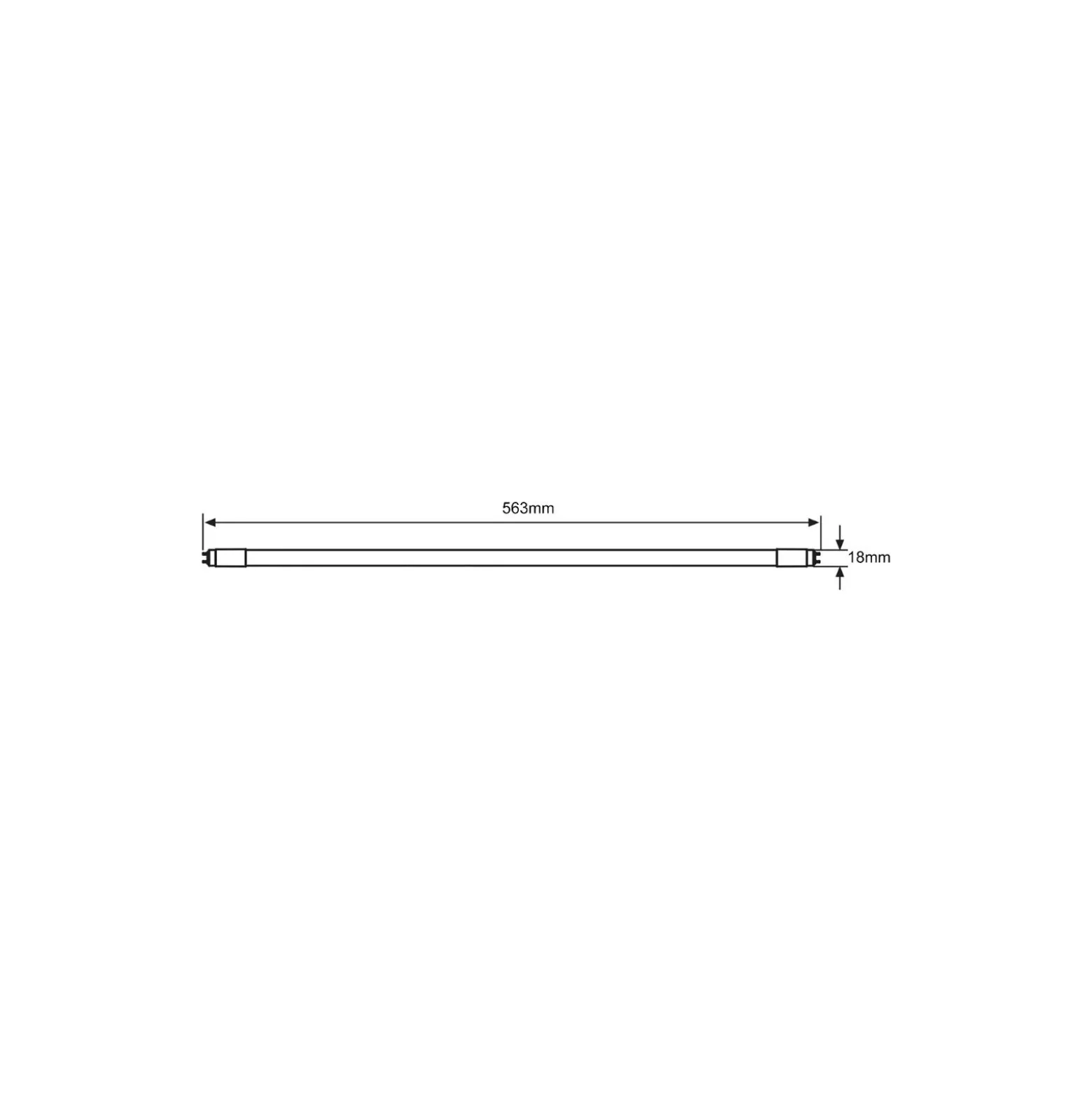 Noxion Avant LEDtube T5 Avant Extreme Electronic (HF) High Efficiency 7.5W 1050lm - 830 Varm Vit | 55cm - Ersättare 14W