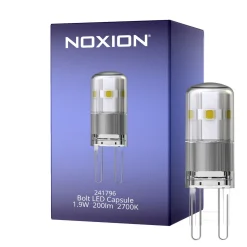 Noxion Bolt LED Capsule G9 1.9W 200lm - 827 Extra Varm Vit | Ersättare 20W