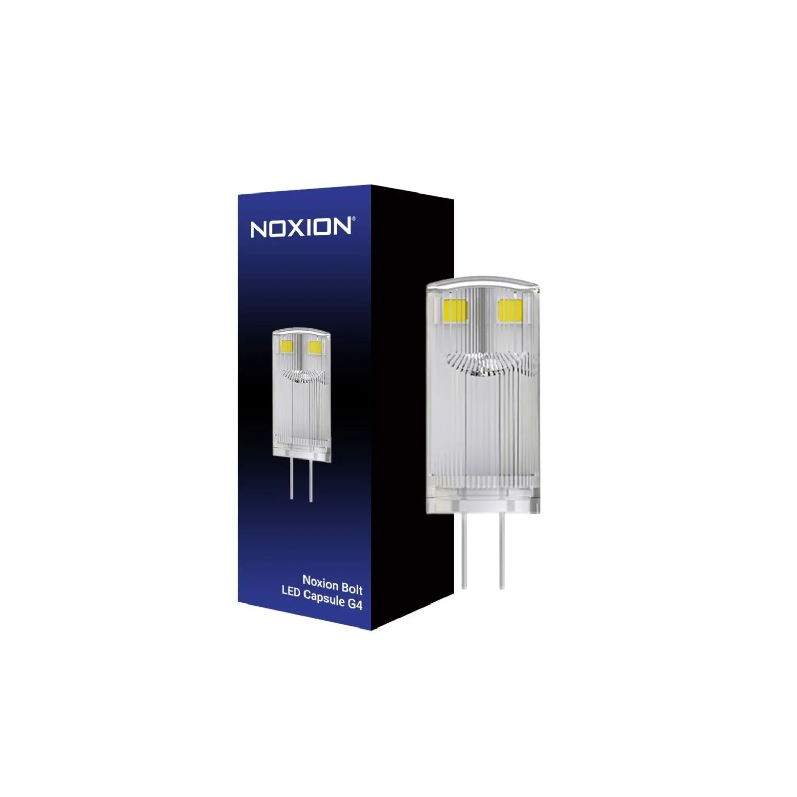 Noxion Bolt LED Kapsel G4 Klar 0.9W 100lm - 827 Extra Varm Vit | Ersättare 10W