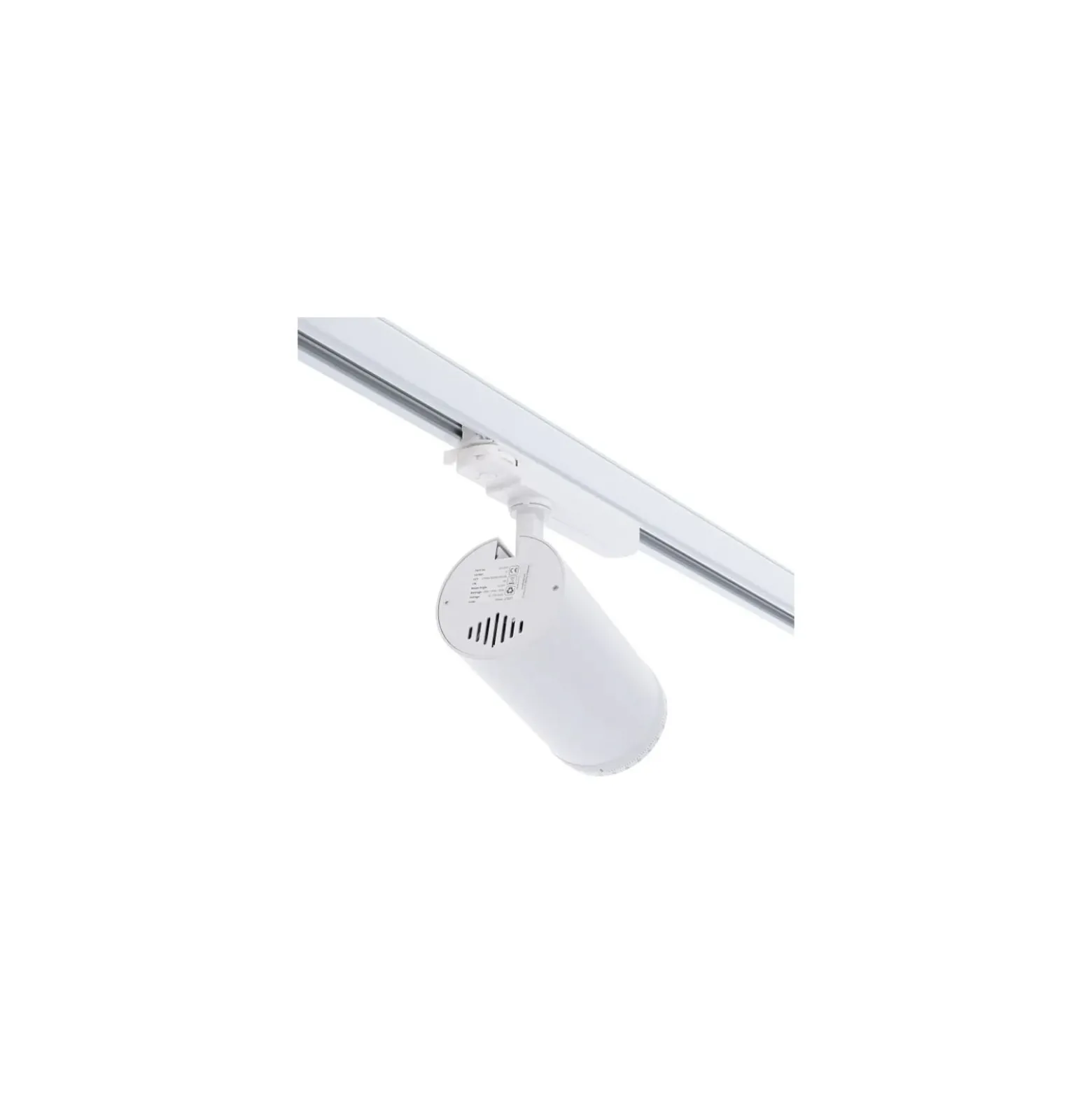 Noxion 3-Fas Spårbelysning Delta Aluminium Vit 30W 2250lm 15-55D - 927-930-940 CCT | Zoombar