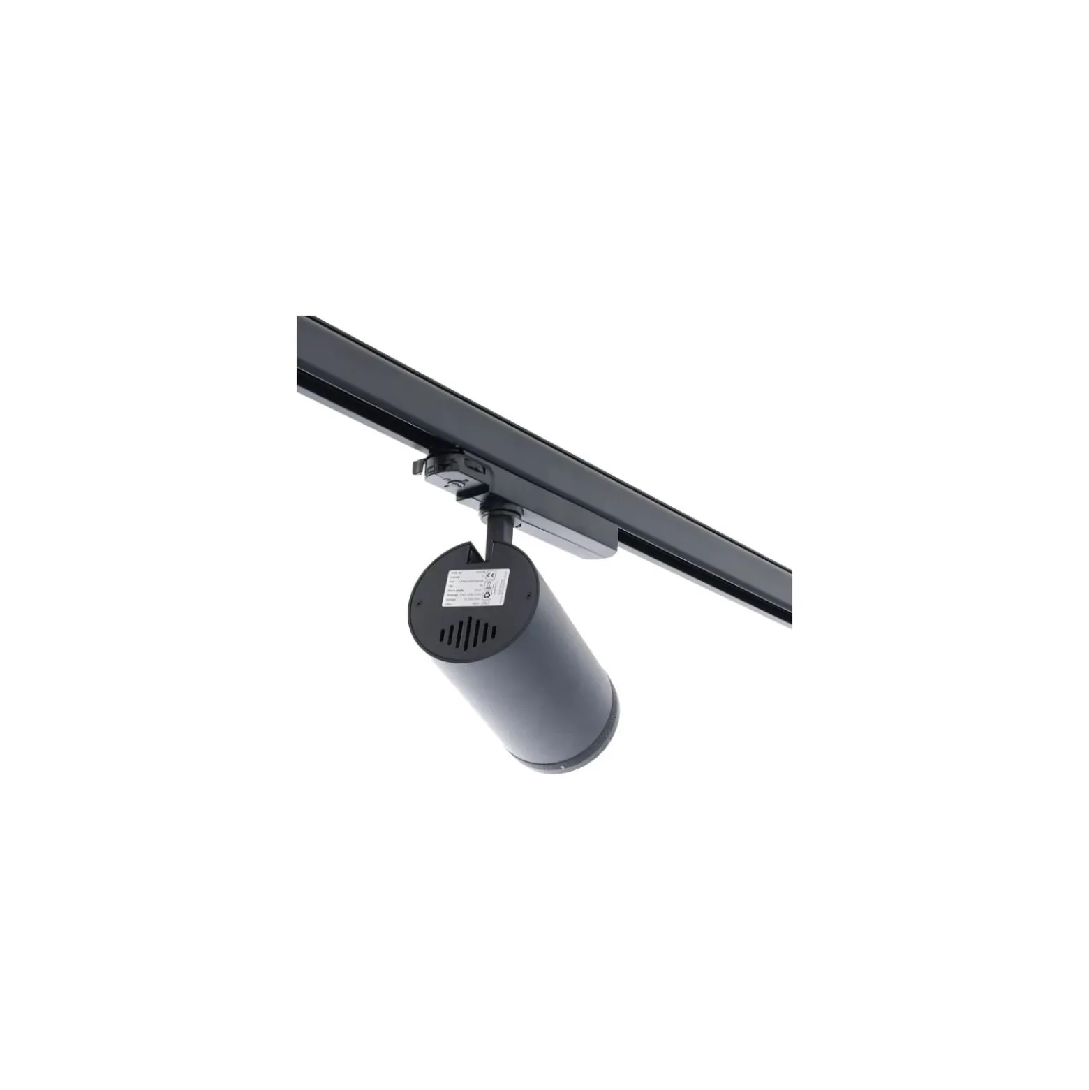 Noxion 3-Fas Spårbelysning Delta Aluminium Svart 30W 2250lm 15-55D - 927-930-940 CCT | Zoombar