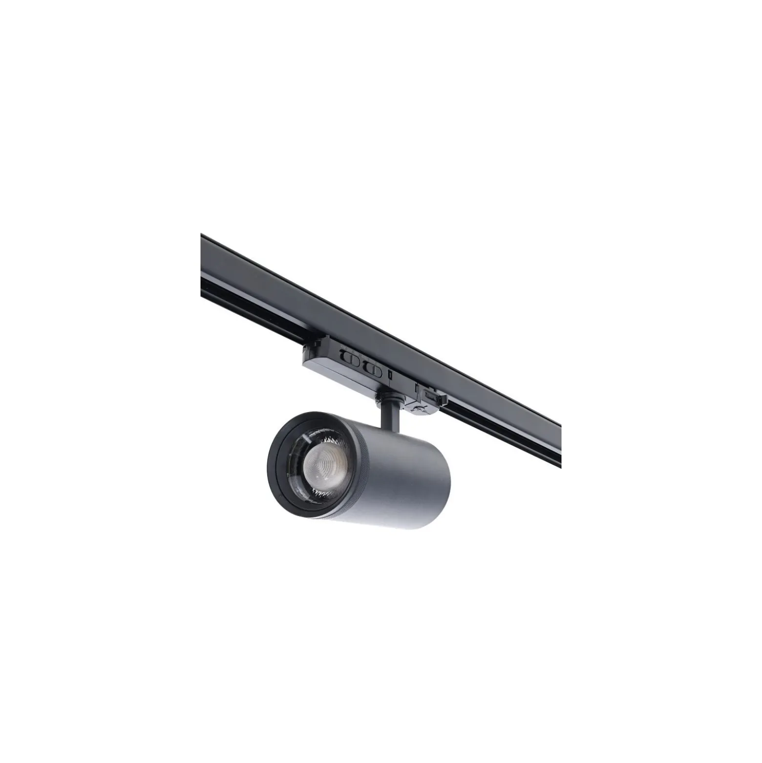 Noxion 3-Fas Spårbelysning Delta Aluminium Svart 30W 2250lm 15-55D - 927-930-940 CCT | Zoombar
