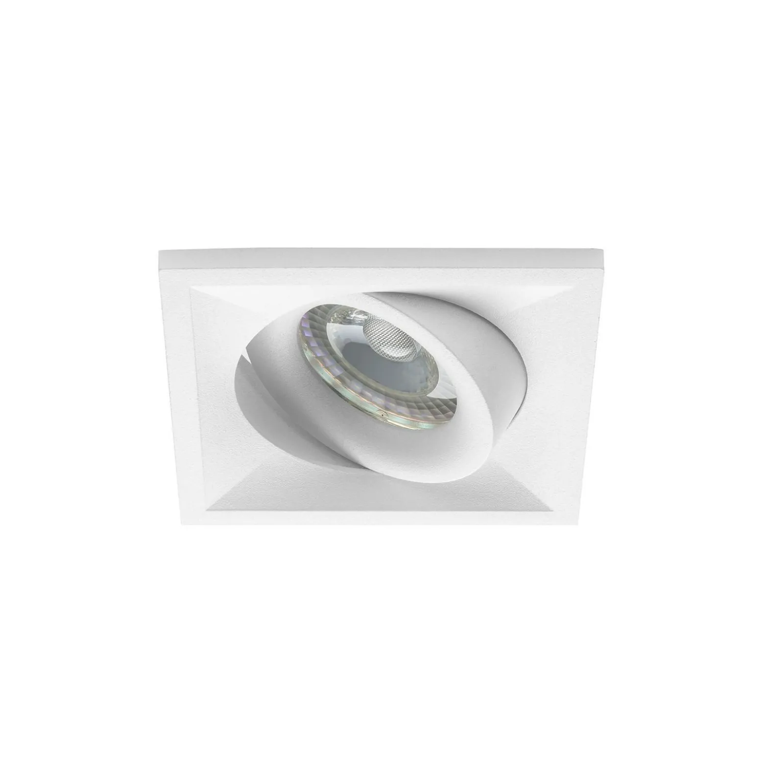 Noxion Infälld Spot D-Flex MR16 Lutningsbar Vit | Utskärning 70mm - GU10 Sockel