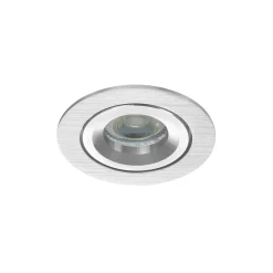 Noxion Infälld Spot Drome MR16 Lutningsbar Aluminium | Utskärning 69mm - GU10 Sockel