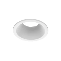 Noxion Infälld Spot D-round MR16 Vit | Utskärning 70mm - GU10 Sockel